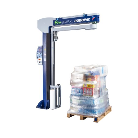 Polu-automatske vertikalne stretcherice.  Strojevi za stretchiranje Robopac