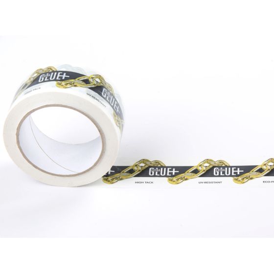 High adhesion, super tack tape for low temperatures.Selotejp s tiskom