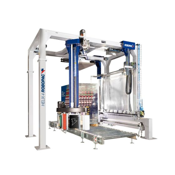 Automatske omatalice paleta. Strojevi za omatanje paleta Robopac