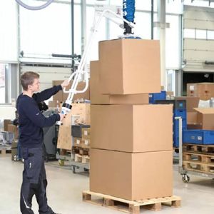 Vacuum handling for high-stacking and optimal use of space (up to 2550mm for 50kg)