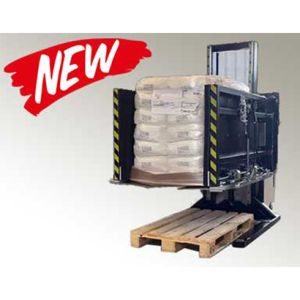 Mobile pallet changer for difficult products