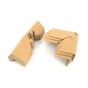 Cardboard edgeboard with puzzle type cut