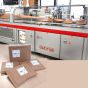 Stroj velike brzine za pakiranje papirom za logistiku u e-trgovini do 2000 paketa/h.  
