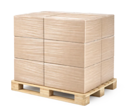 Palletized transport unit
